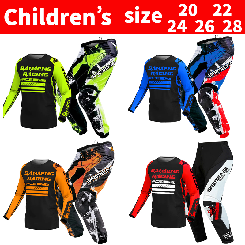 Motorcycle Gear Youth - Motocross Jersey and Pants children's clothing