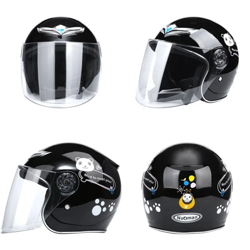 Motorcycle Gear Kids - Light Weight Children Bicycle Open Face