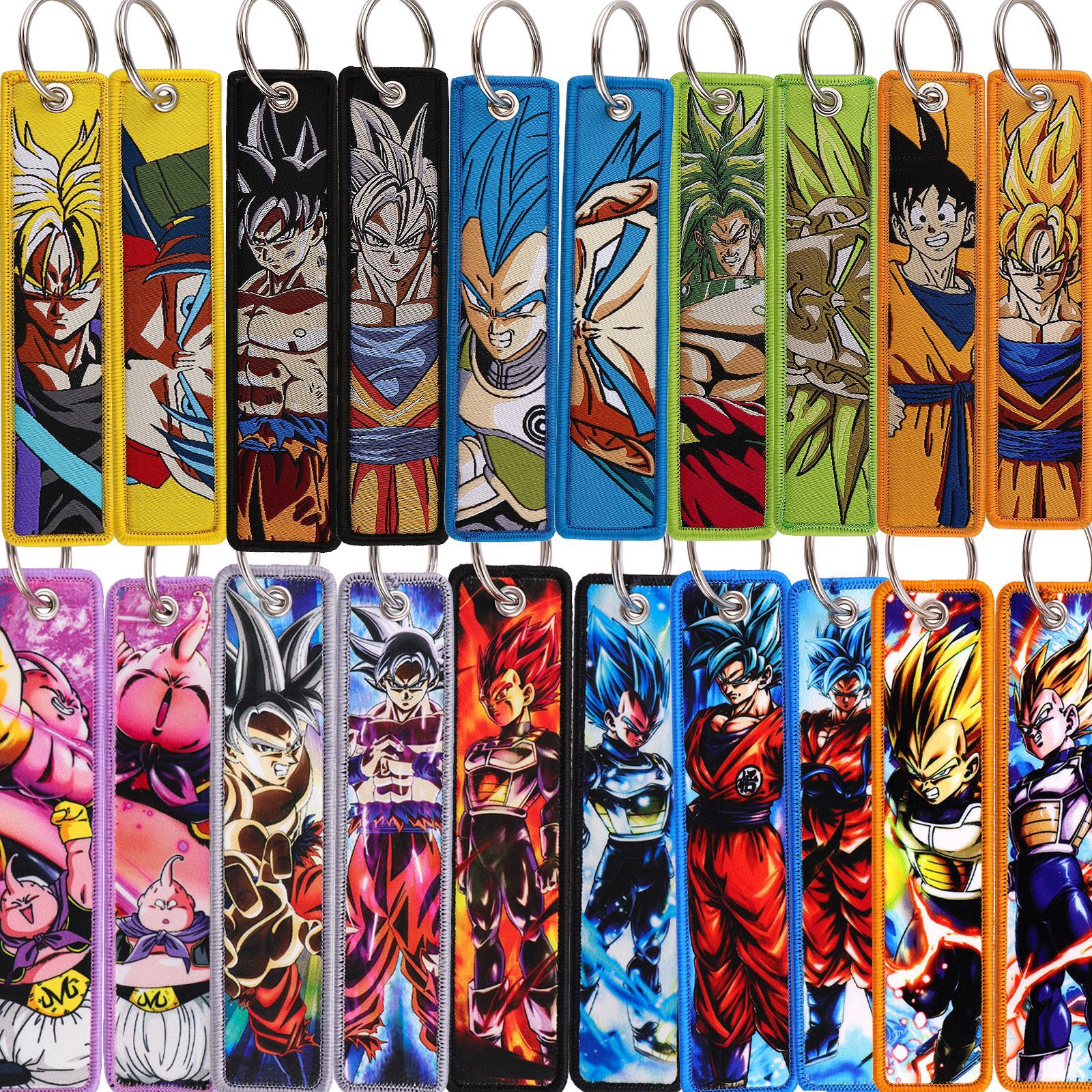 Motorcycle Gear Backpack - Dragon Ball Keychain, Woven Label Tag