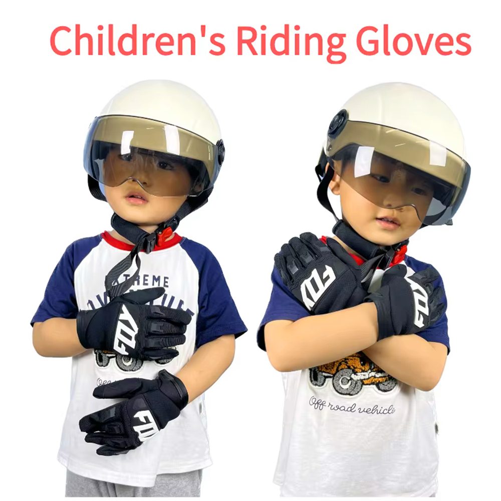 2026 Kids Riding Gloves Kids M - Motorcycle Gear Kids recensione e prezzo