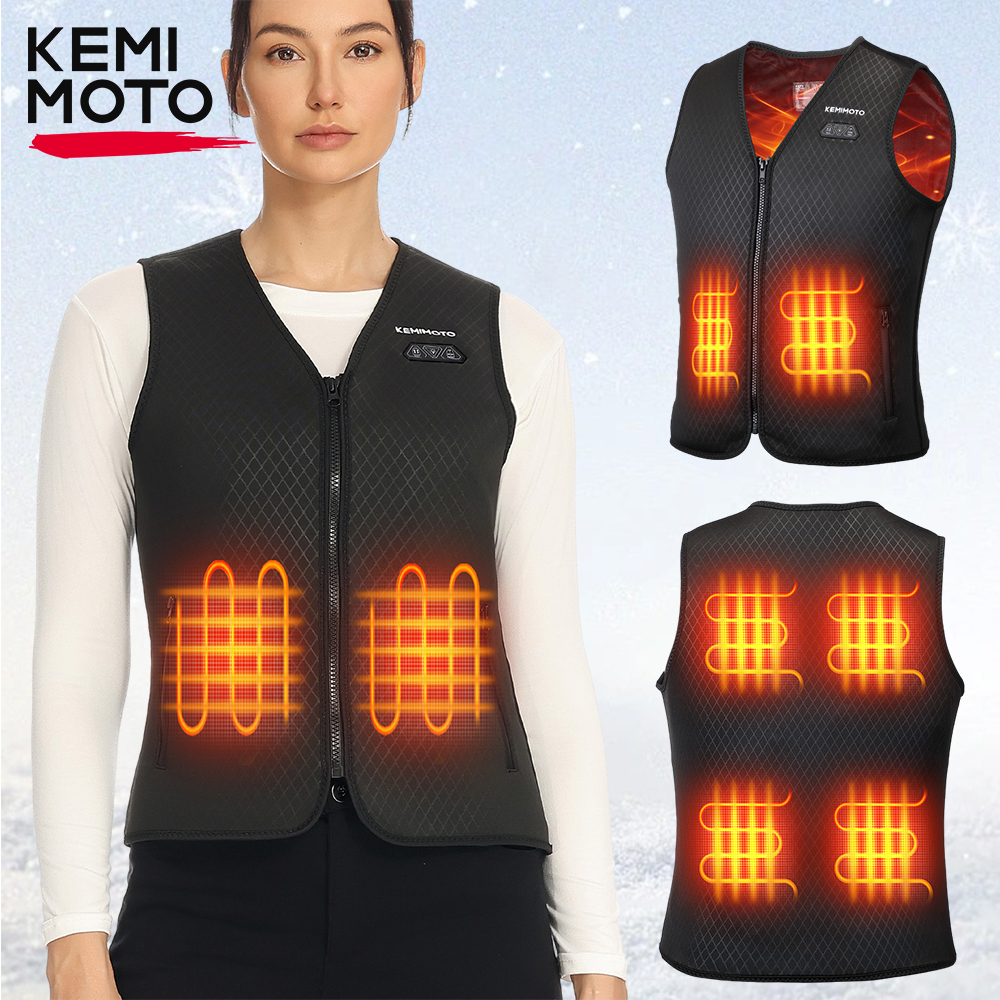 Unisex Heated Vest with 6 Heat - Motorcycle Gear Vest recensione e prezzo