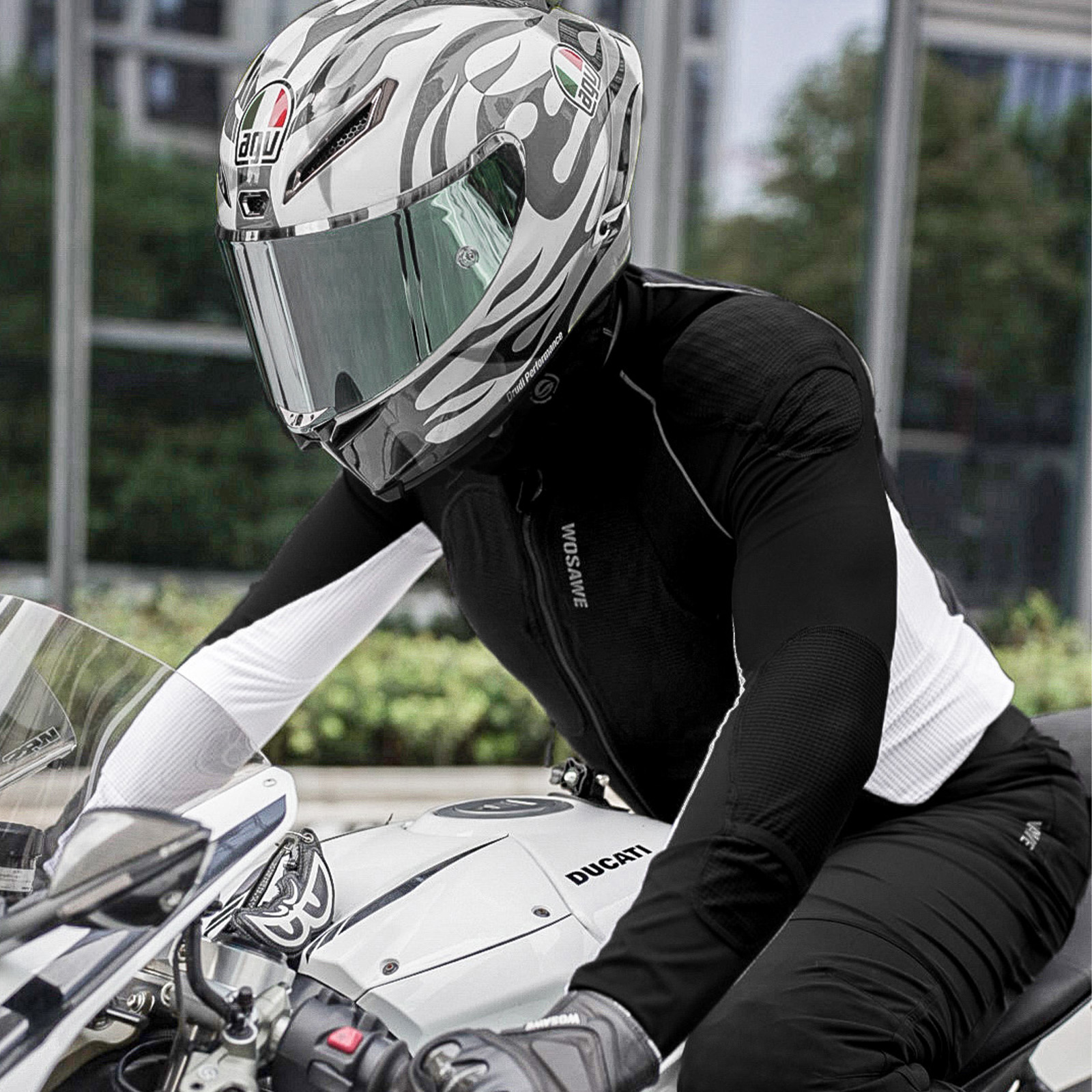 WOSAWE Men Motorcycle Riding J - Motorcycle Gear Vest recensione e prezzo