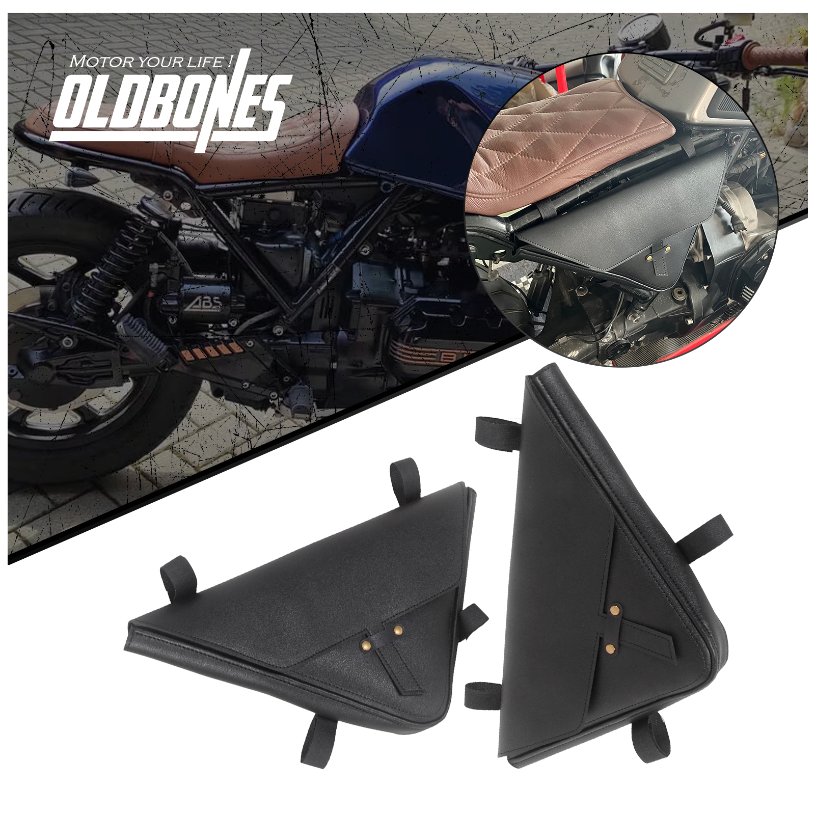 2PCS Motorcycle Triangle Bevel - Motorcycle Gear Backpack recensione e prezzo