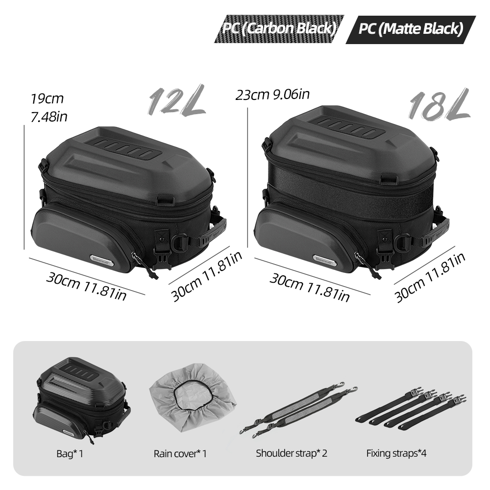 Rhinowalk Motorcycle Tail Bag  - Motorcycle Gear Backpack recensione e prezzo