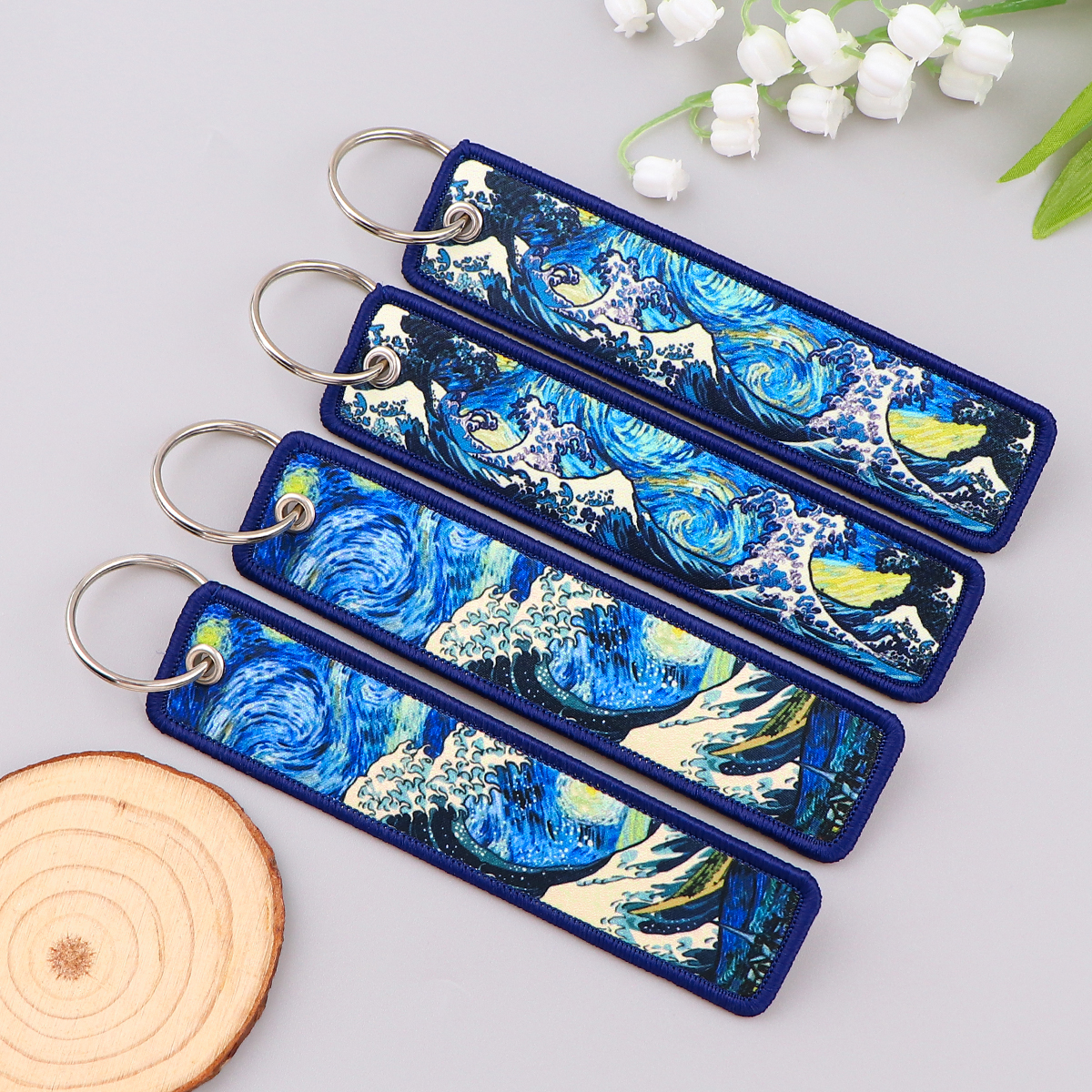 Van Gogh Embroidery Key Fobs K - Motorcycle Gear Backpack recensione e prezzo