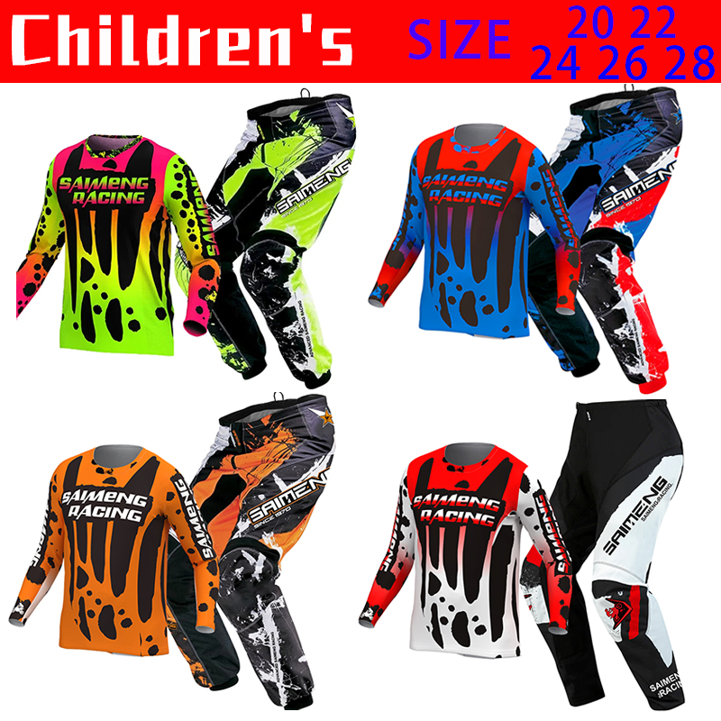 Motocross Jersey and Pants chi - Motorcycle Gear Kids recensione e prezzo