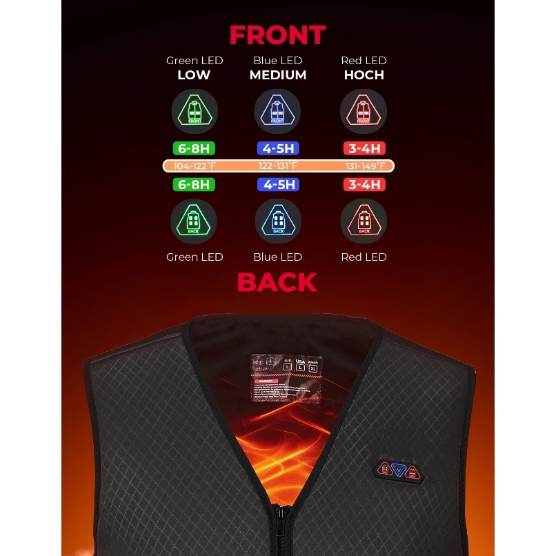 Used for motor Winter Warm Hea - Motorcycle Gear Vest recensione e prezzo