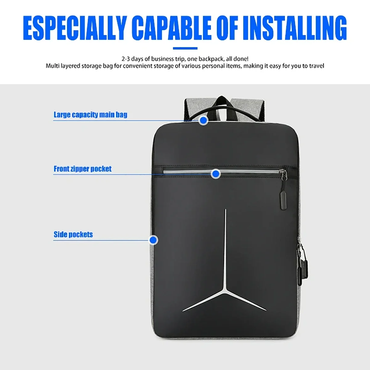 New Anti-theft USB Waterproof  - Motorcycle Gear Backpack recensione e prezzo