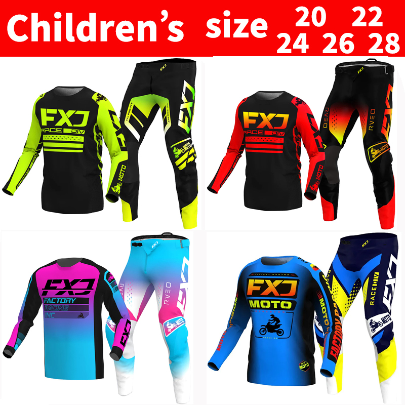FXJ Motocross Jersey and Pants - Motorcycle Gear Youth recensione e prezzo
