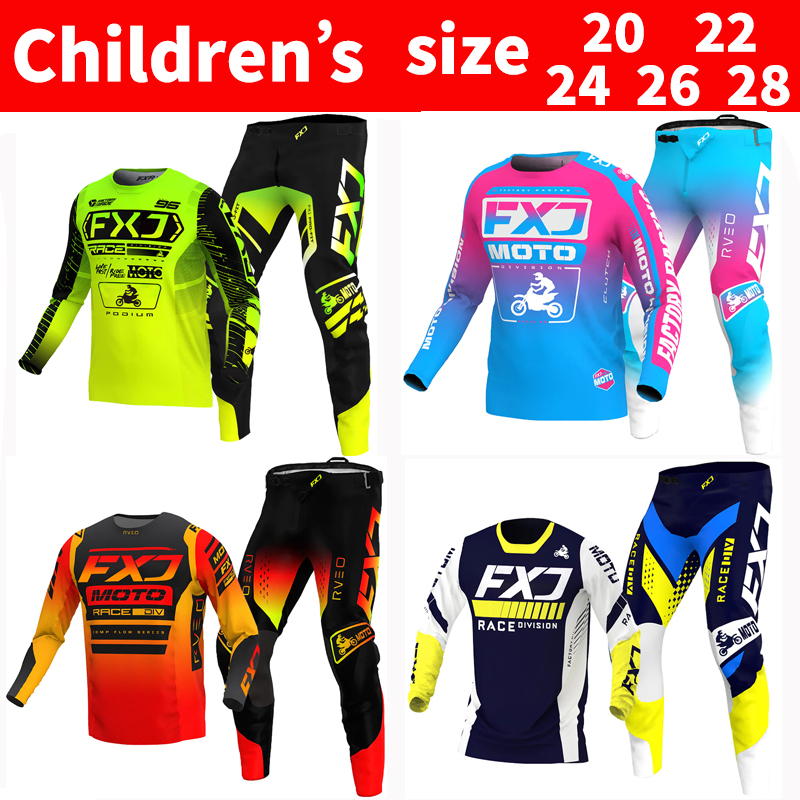 FXJ Motocross Jersey and Pants - Motorcycle Gear Youth recensione e prezzo