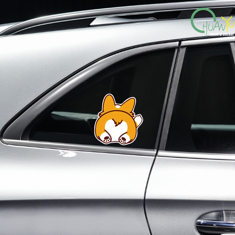 Car Cartoon Car Sticker Corgi  - Motorcycle Gear Auto recensione e prezzo