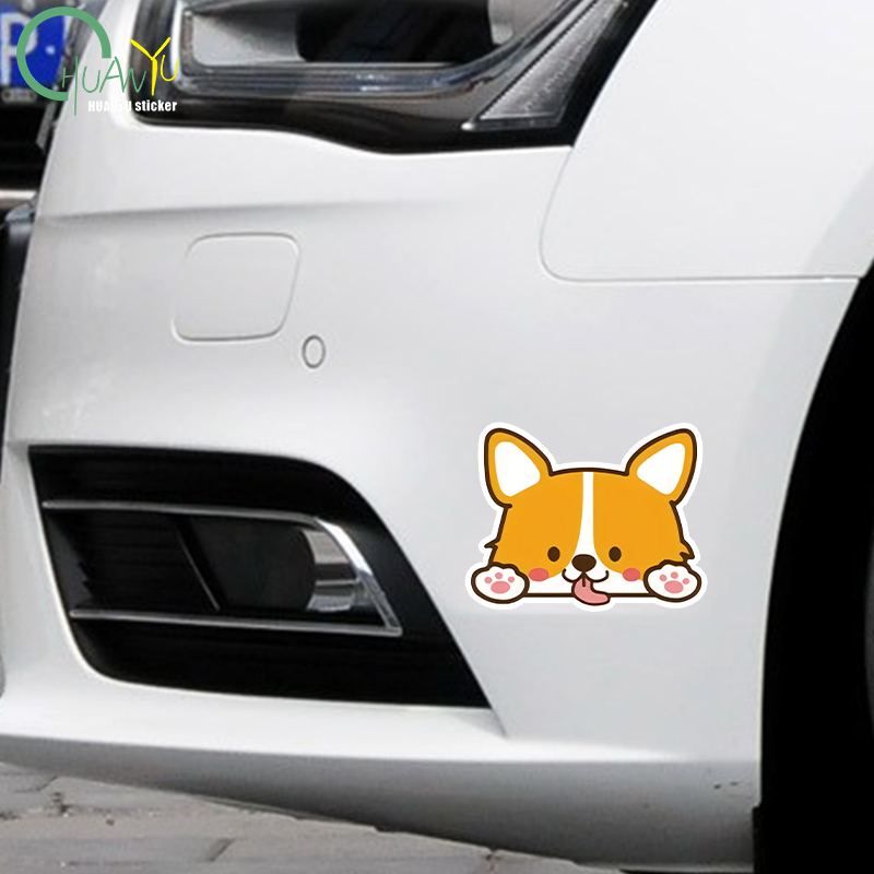 Car Cartoon Car Sticker Corgi  - Motorcycle Gear Auto recensione e prezzo