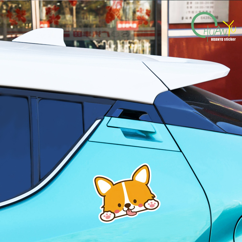 Car Cartoon Car Sticker Corgi  - Motorcycle Gear Auto recensione e prezzo