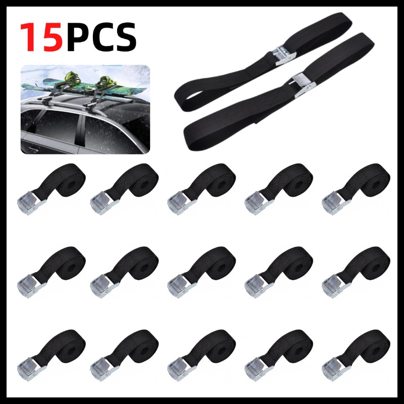 10PCS 40cm Black Buckle Tie-Do - Motorcycle Gear Backpack recensione e prezzo