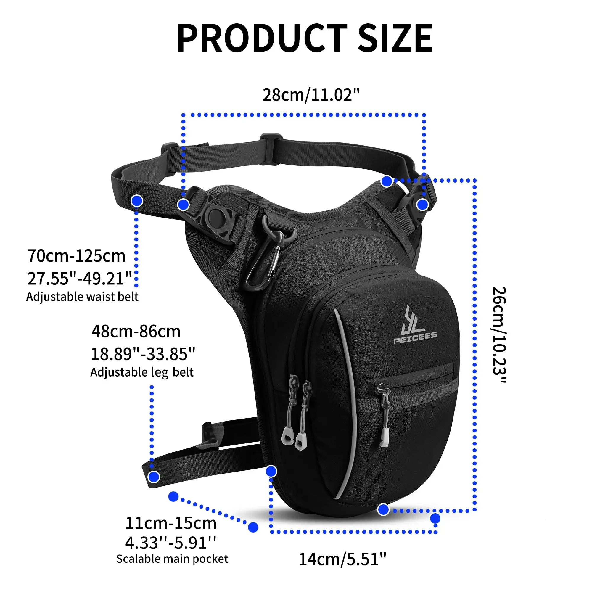 Motorcycle Leg Protector Bag,F - Motorcycle Gear Backpack recensione e prezzo