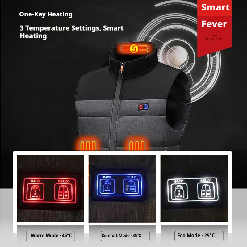 Heated Vest Unisex Charging He - Motorcycle Gear Vest recensione e prezzo