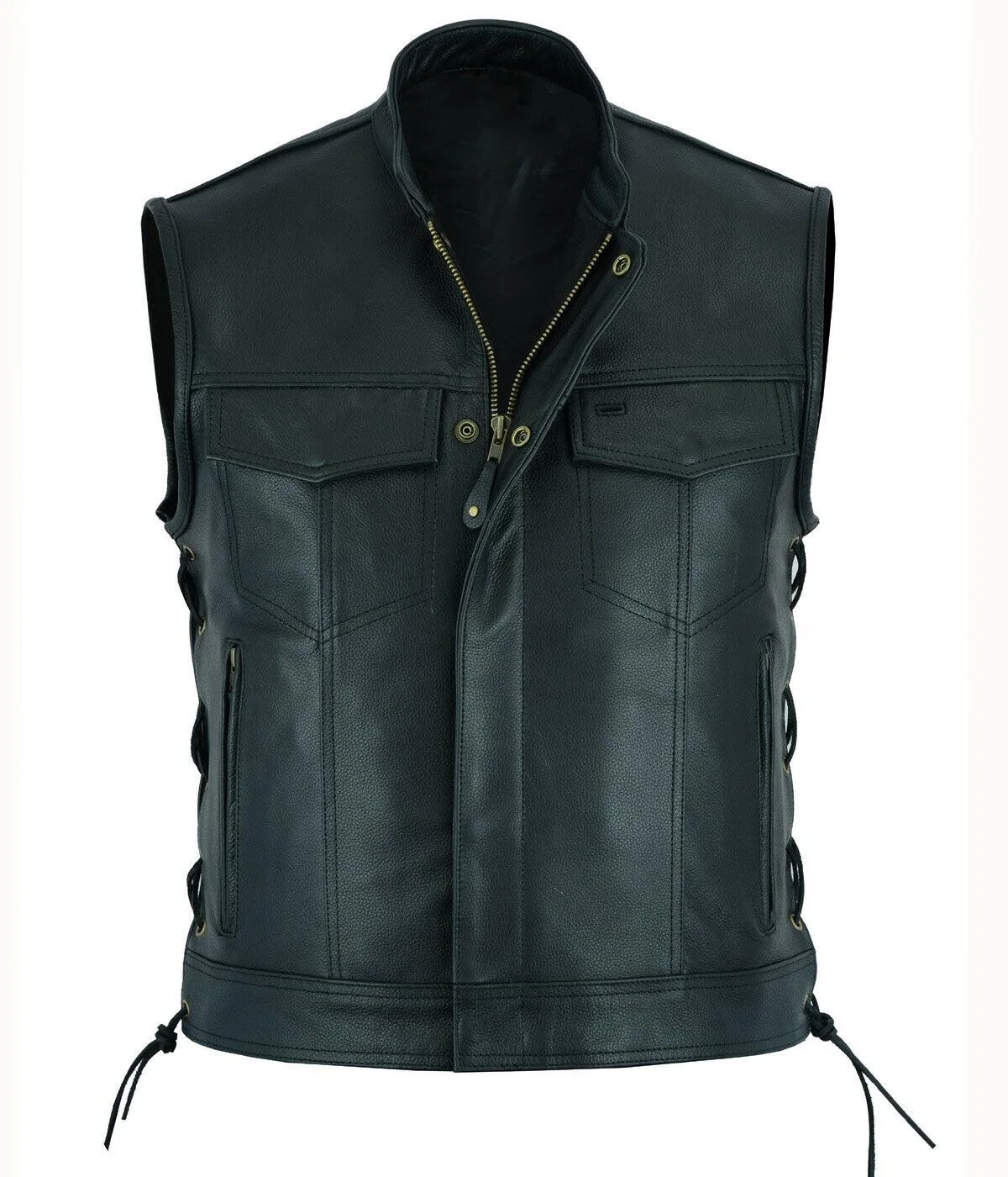 Vest Leather Punk Fashion Casu - Motorcycle Gear Vest recensione e prezzo